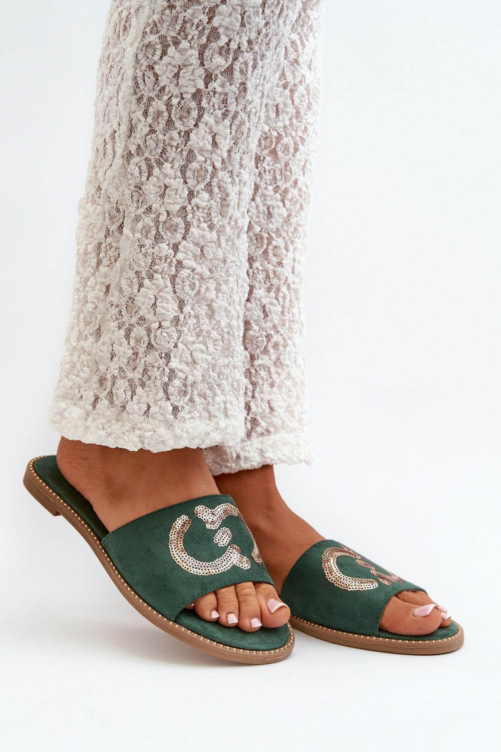 Sandales femme Step in style Clacquettes Clacquettes — vert