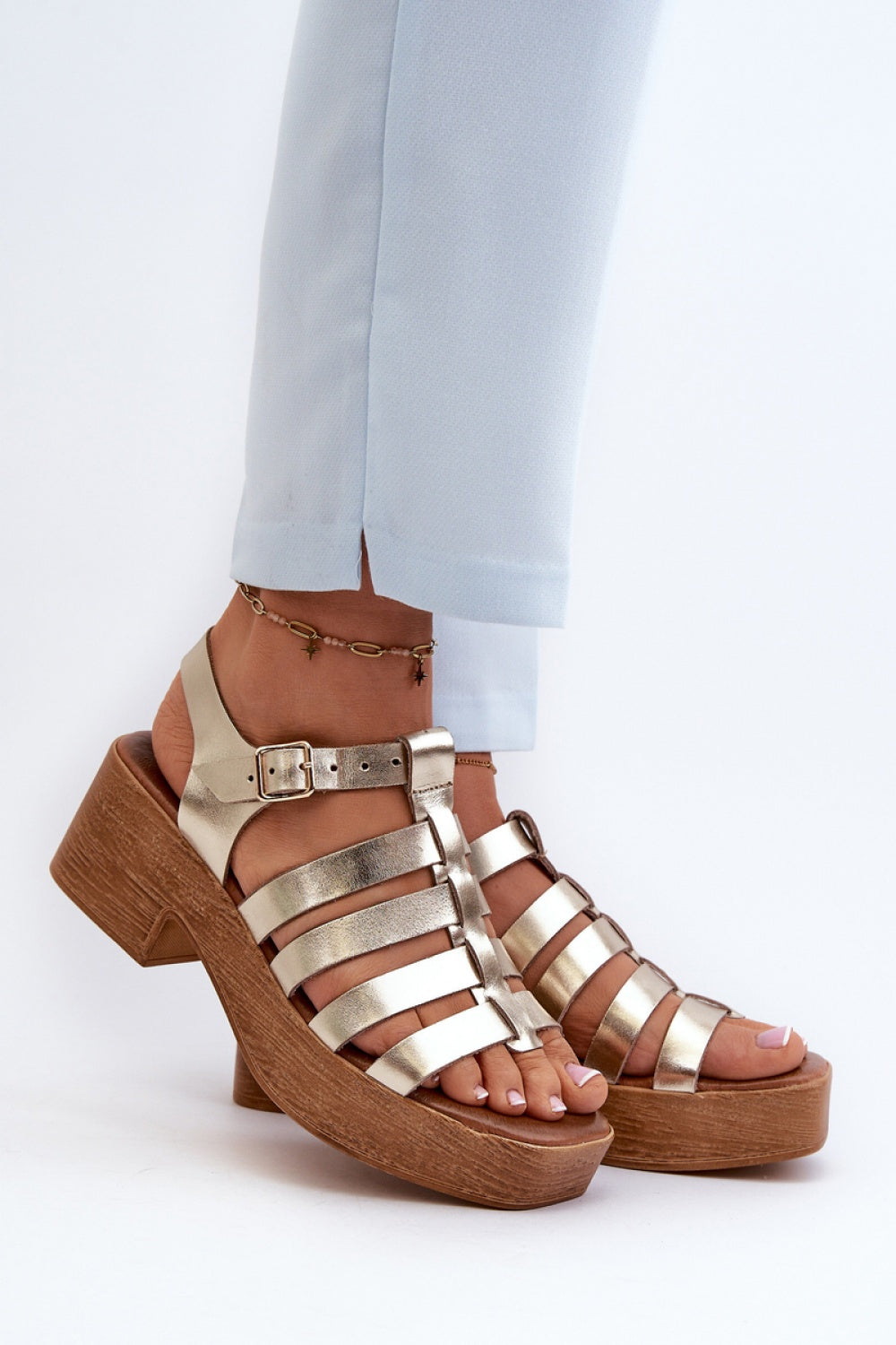 Sandales femme Step in style À Talons À — jaune