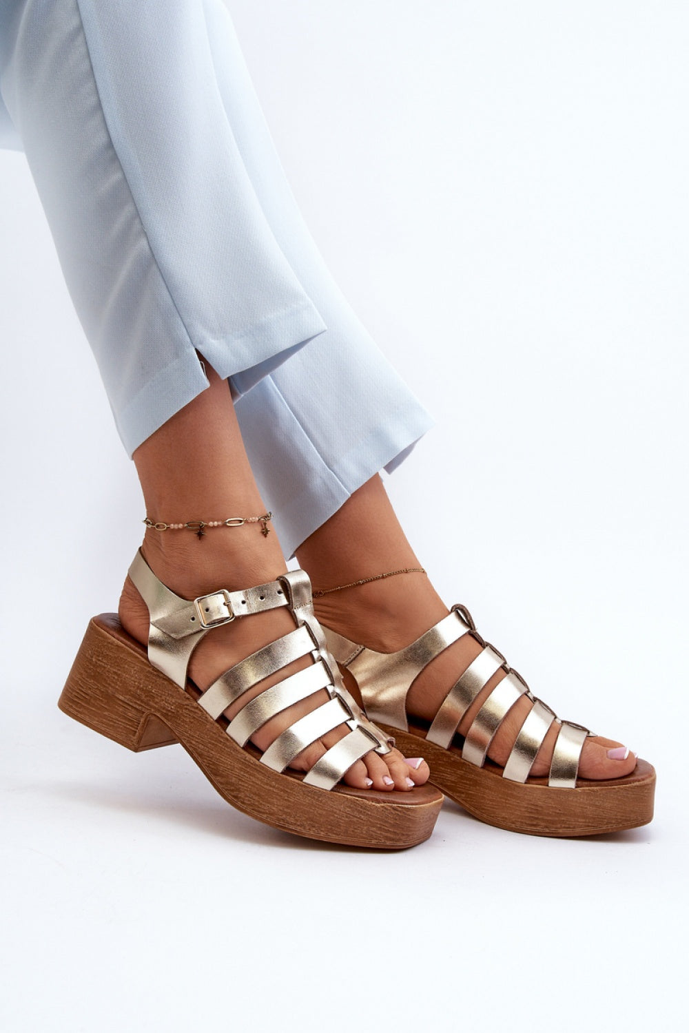 Sandales femme Step in style À Talons À — jaune
