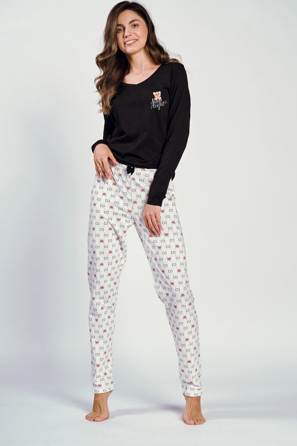 Pyjama femme Taro — noir