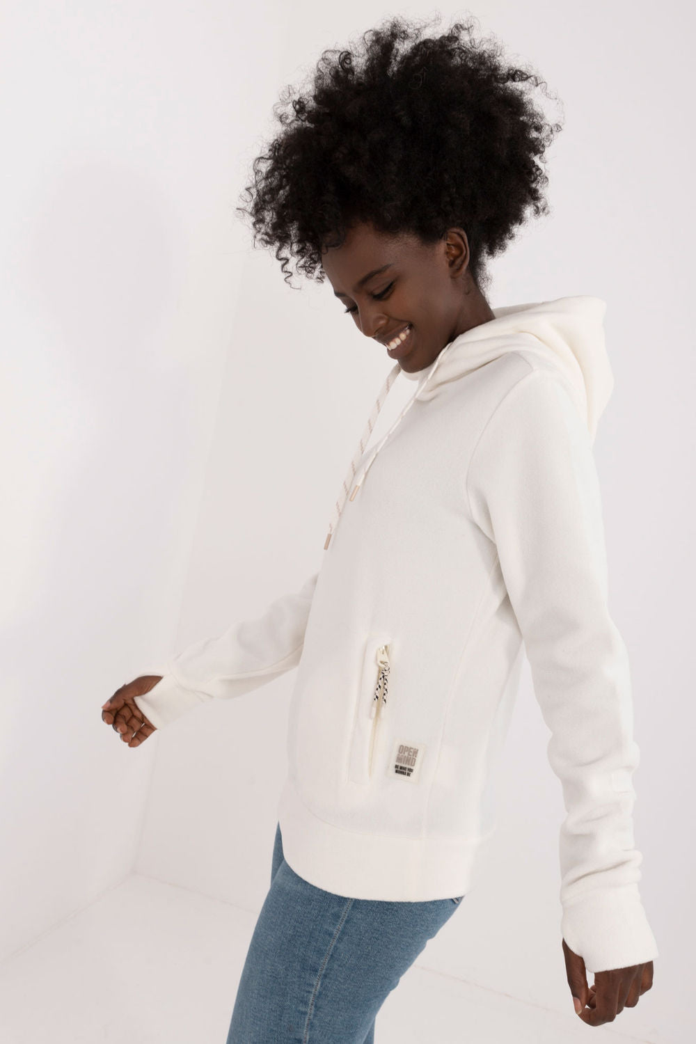 T-shirt femme Sublevel Sweatshirt Sweatshirt — blanc
