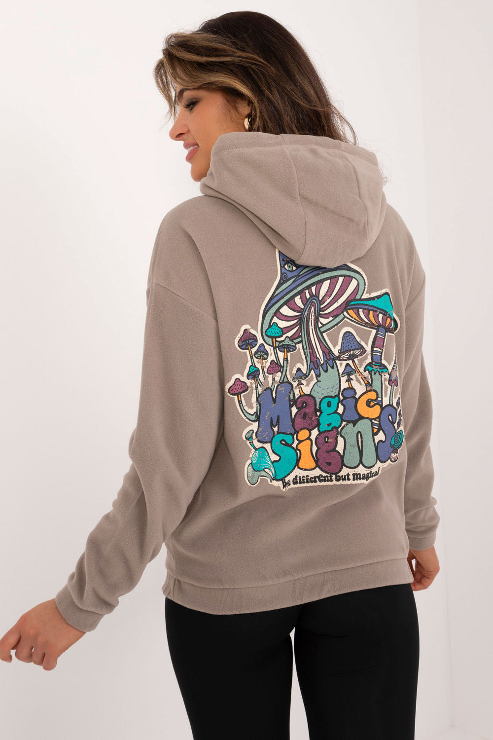 T-shirt femme Sublevel Sweatshirt Sweatshirt — beige