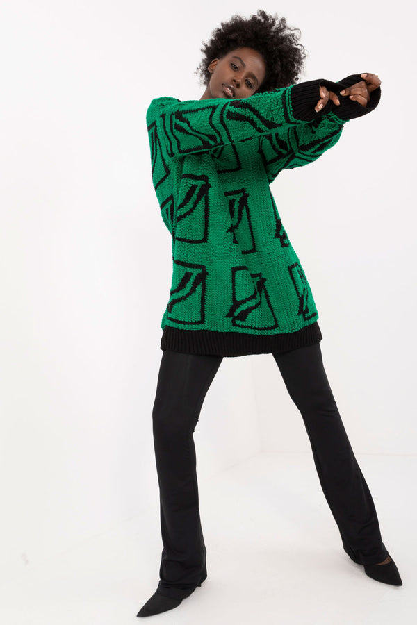 Pull femme Badu Chandail Chandail — vert