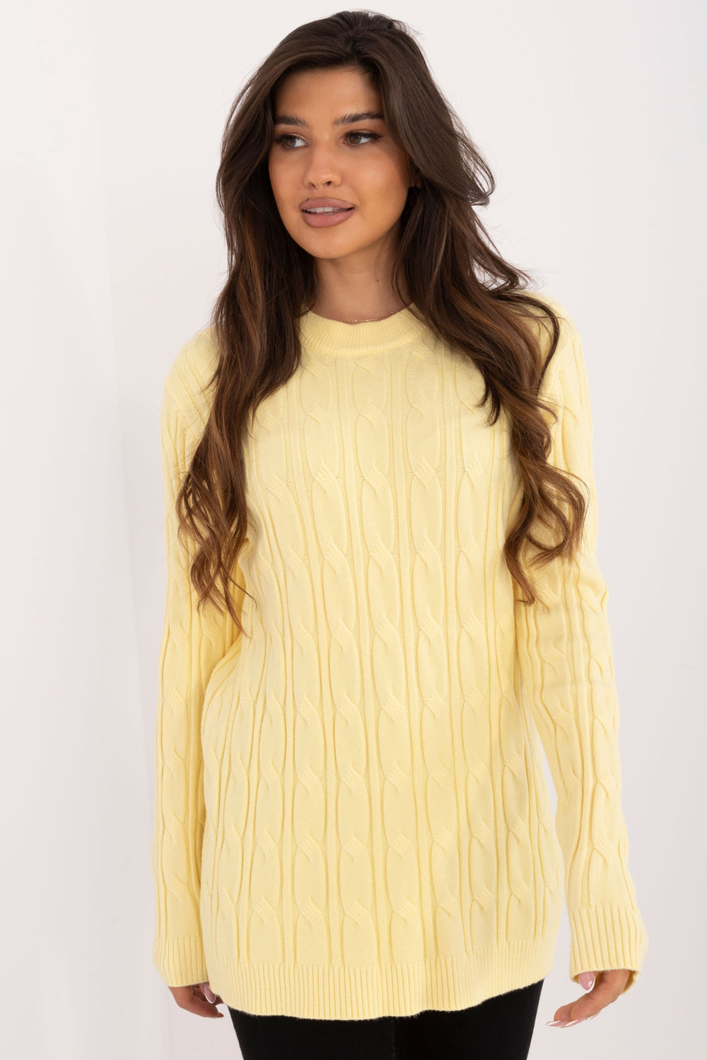 Pull femme AT Chandail Chandail — jaune