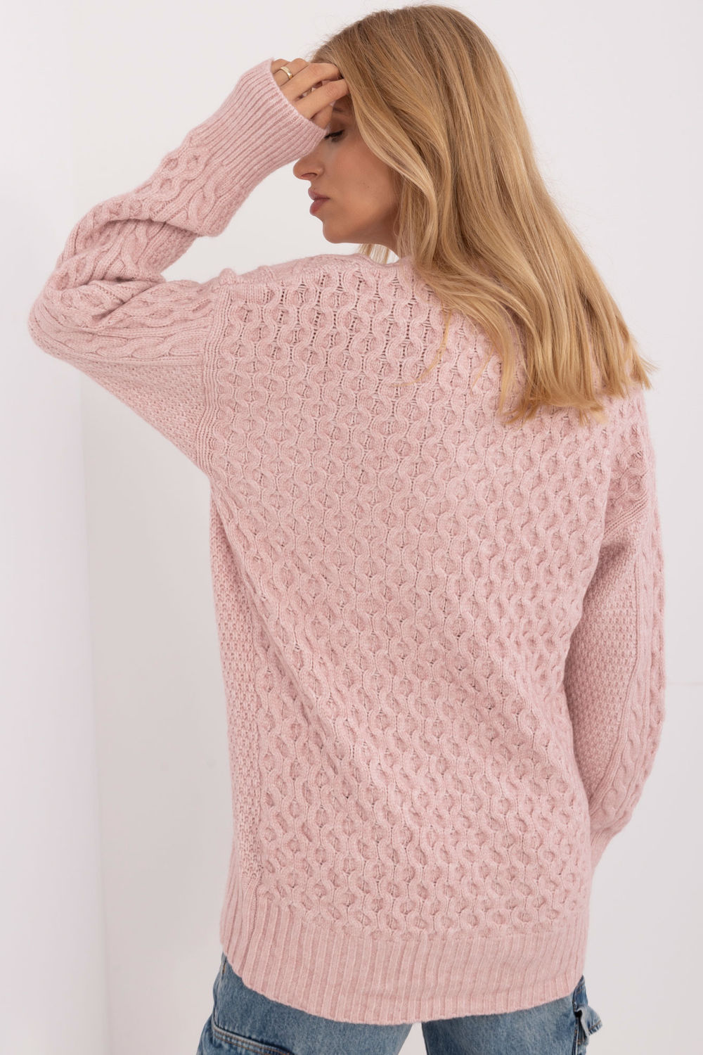 Cardigan femme AT — rosé
