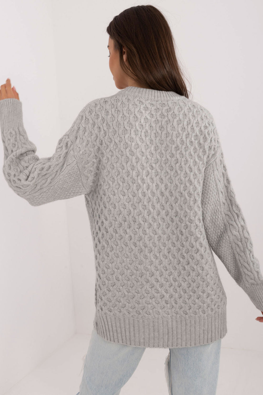 Cardigan femme AT — gris