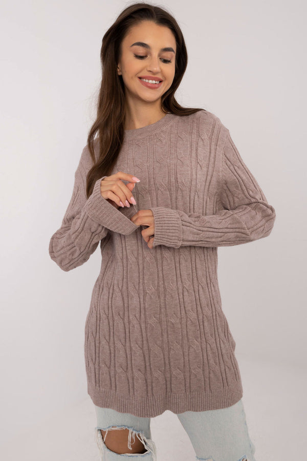 Pull femme AT Chandail Chandail — beige