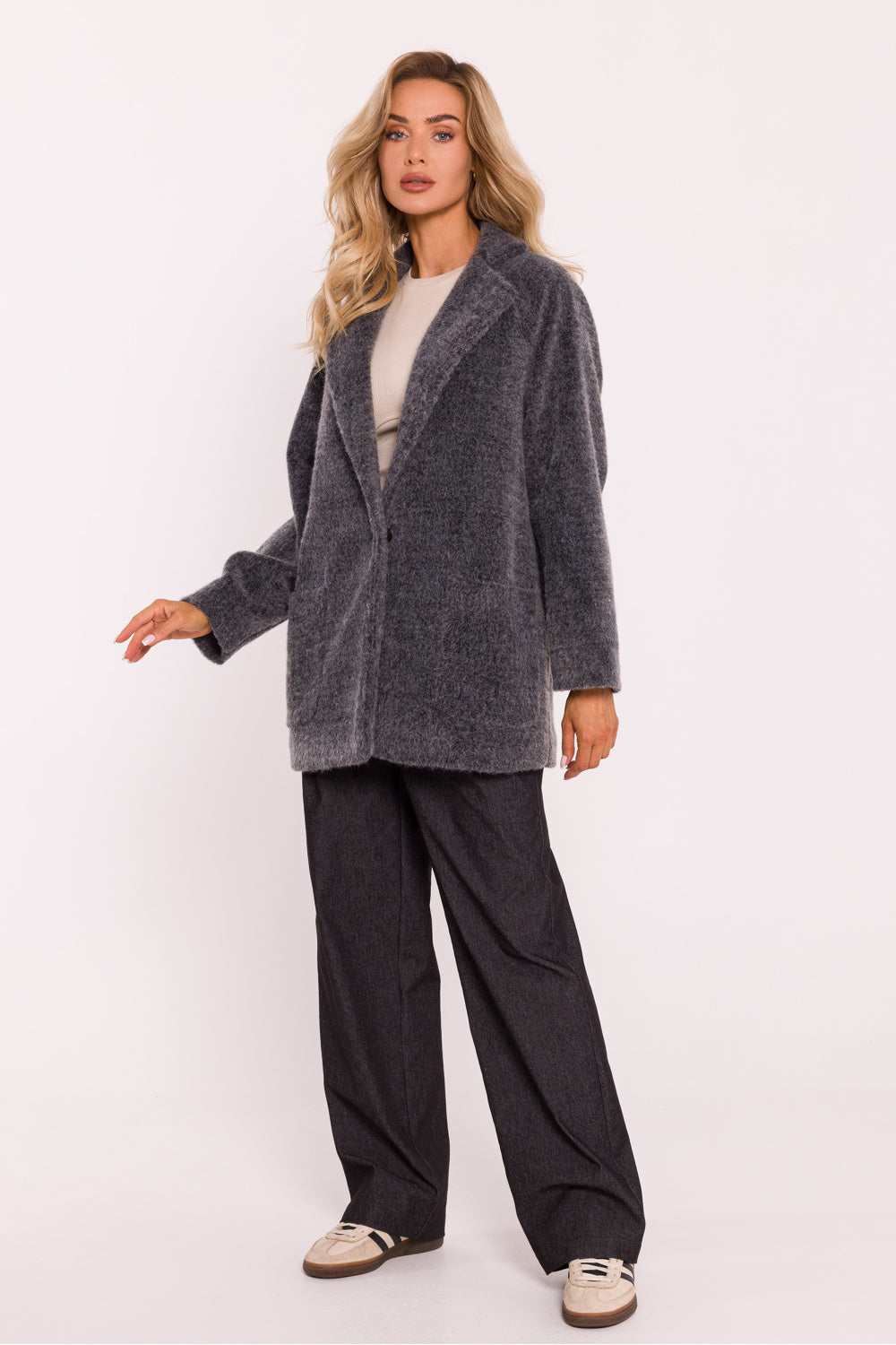Manteau femme Moe — gris