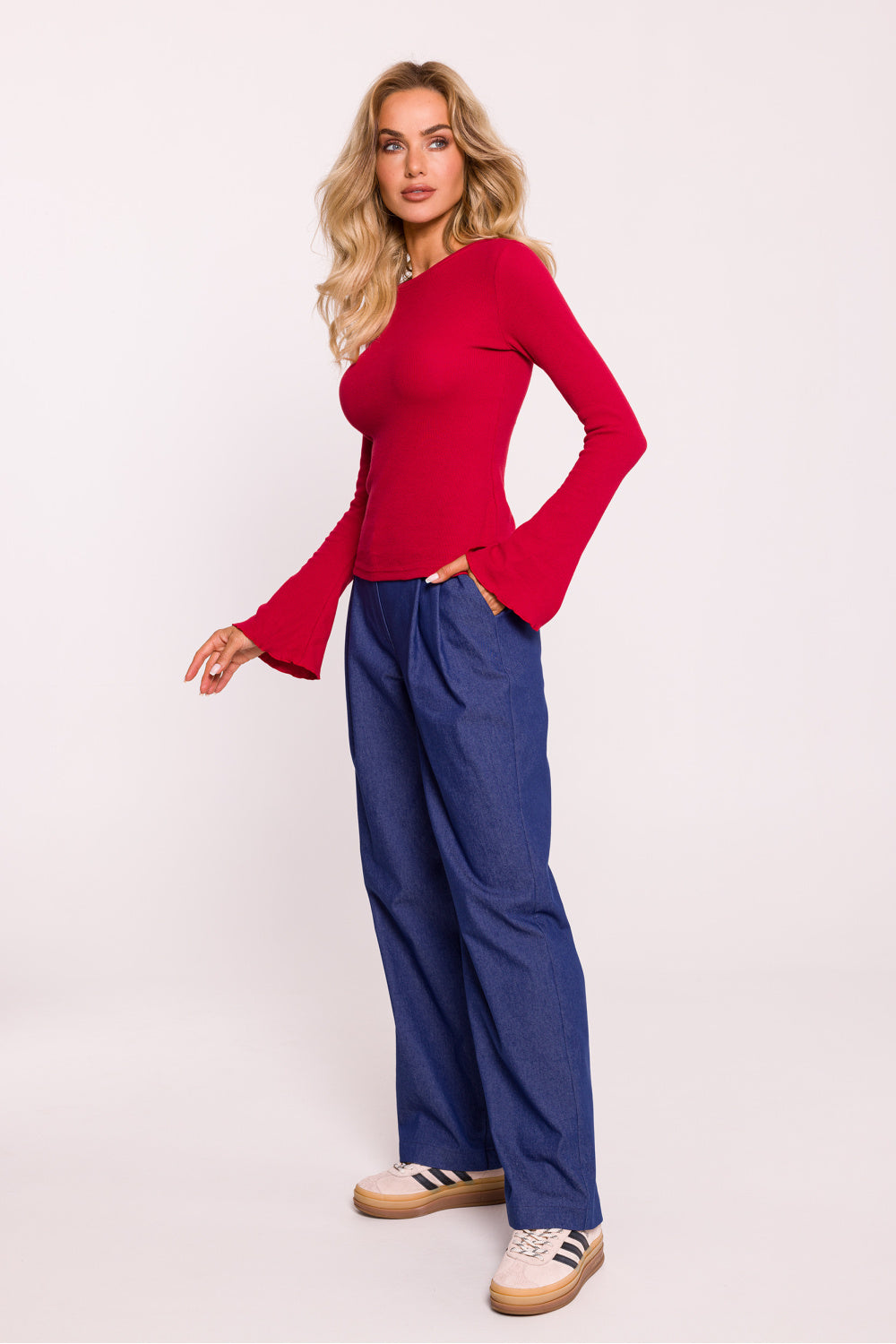 Blouse femme Moe Chemisier Chemisier — rouge