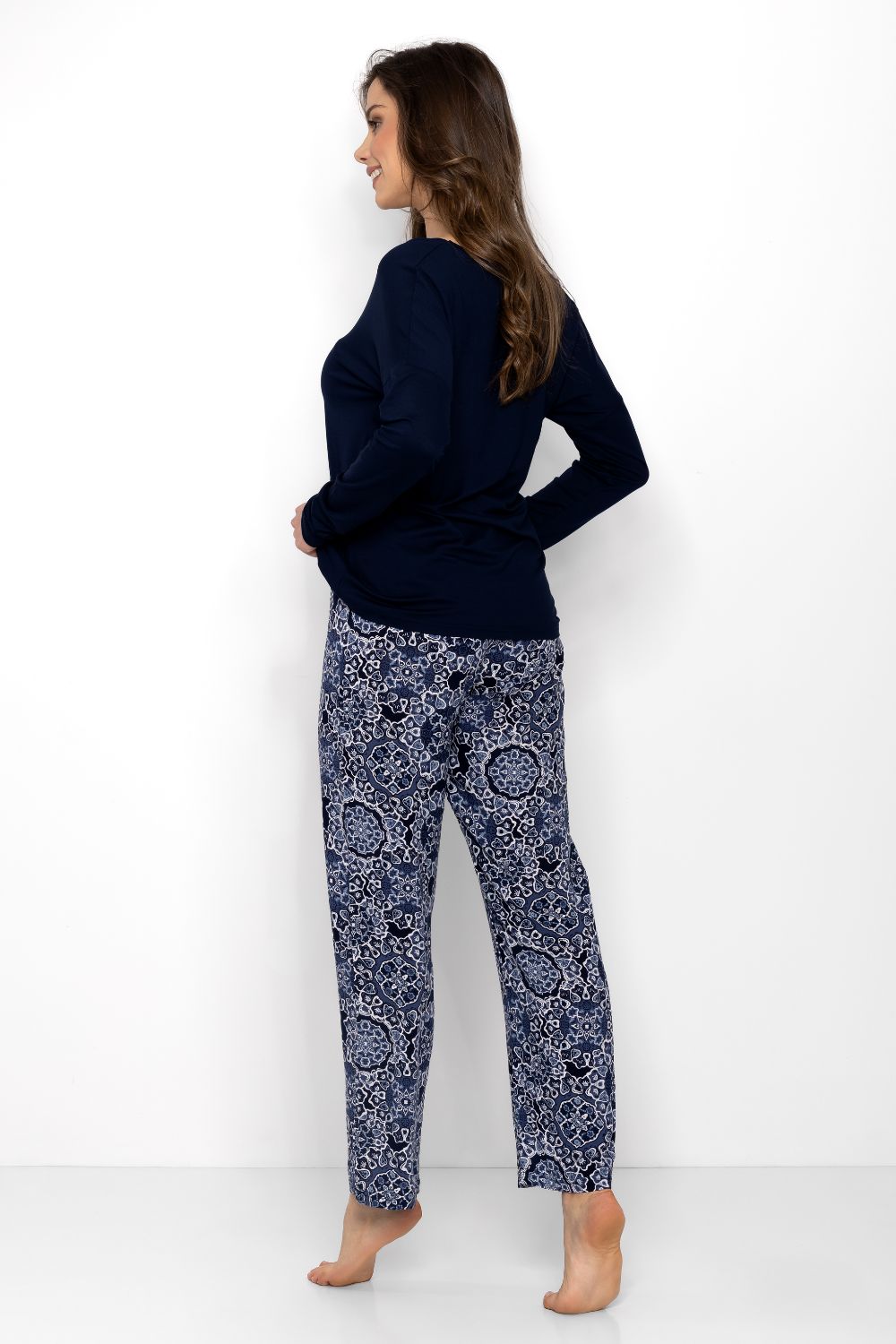 Pyjama femme Momenti Per Me — bleu marine