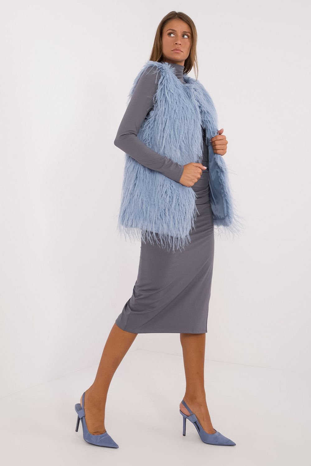 Gilet femme AT — bleu