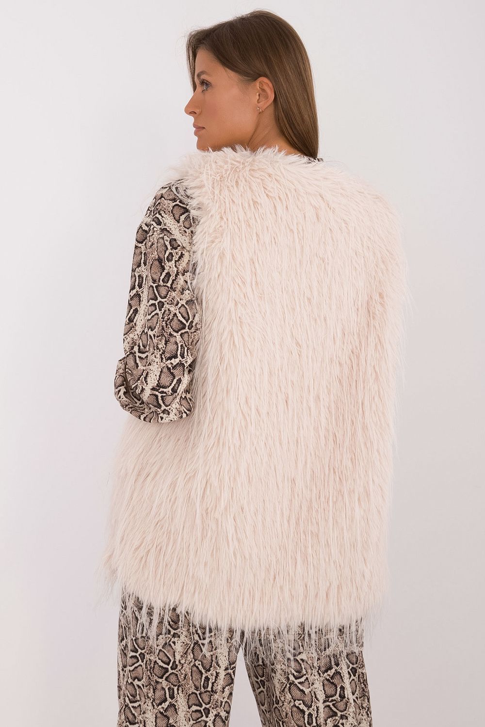 Gilet femme AT — beige