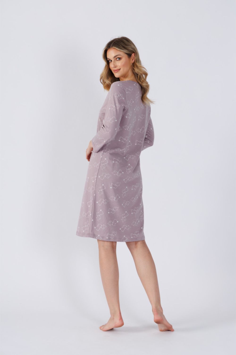 Nuisette femme M-Max Chemise De Nuit — brun