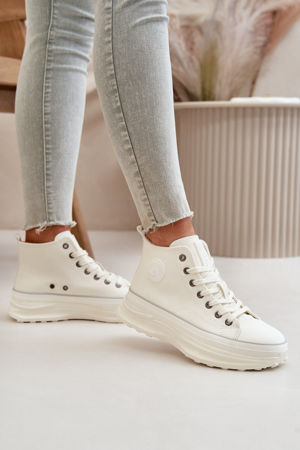 Baskets femme Step in style — blanc