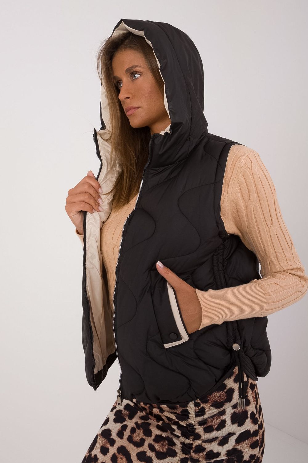 Gilet femme MBM — noir