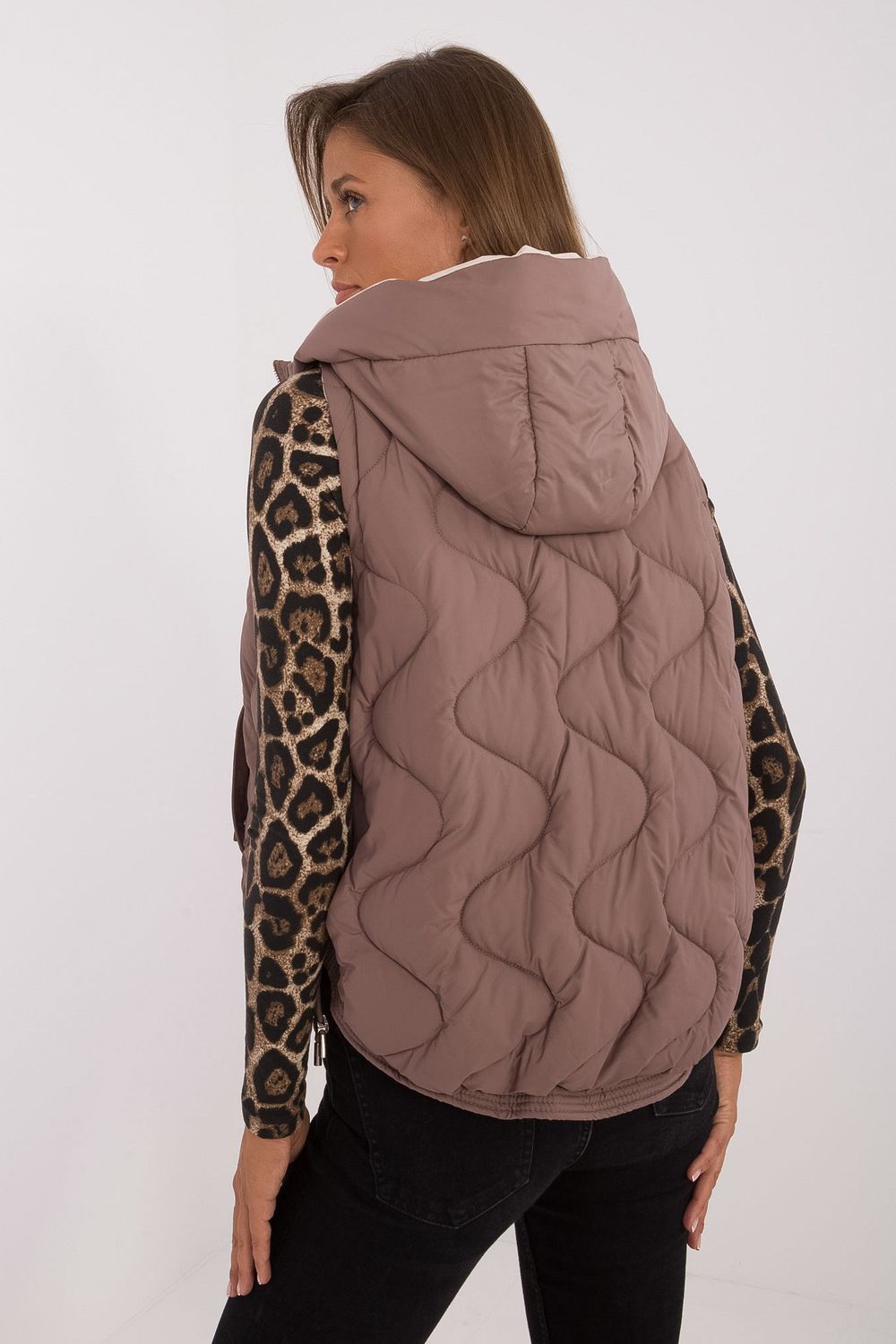 Gilet femme MBM — brun