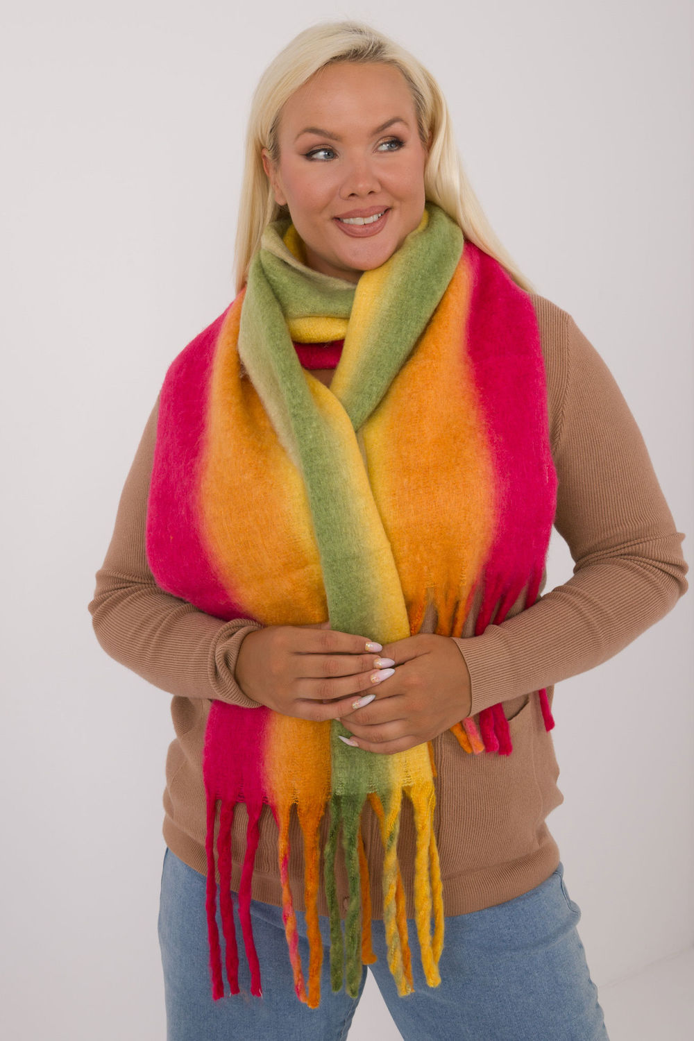 Châle femme AT — vert