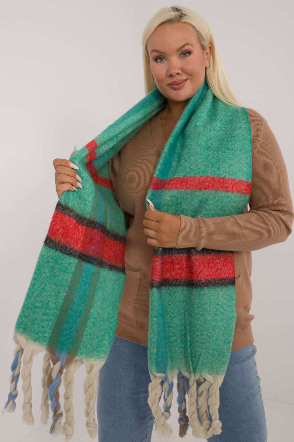 Châle femme AT — vert