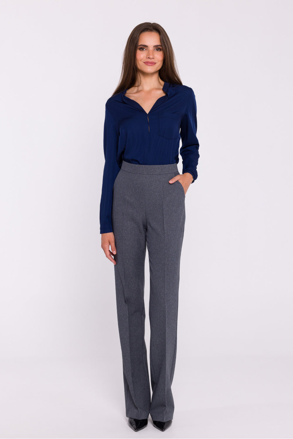 Chaussures à talons femme Stylove Pantalon Pantalon — gris
