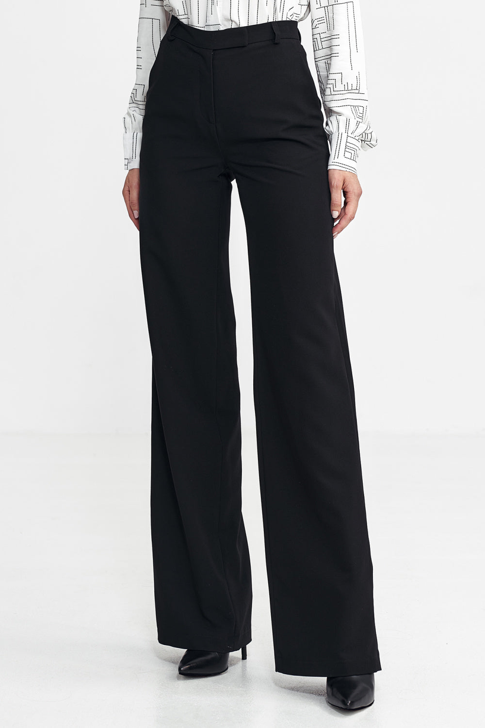 Chaussures à talons femme Nife Pantalon Long Pantalon — noir