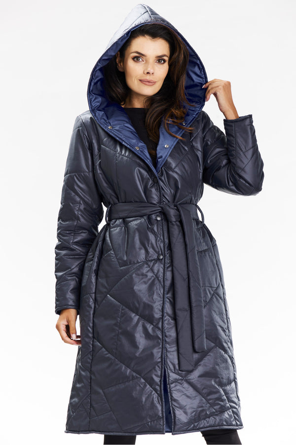 Manteau femme awama — bleu marine