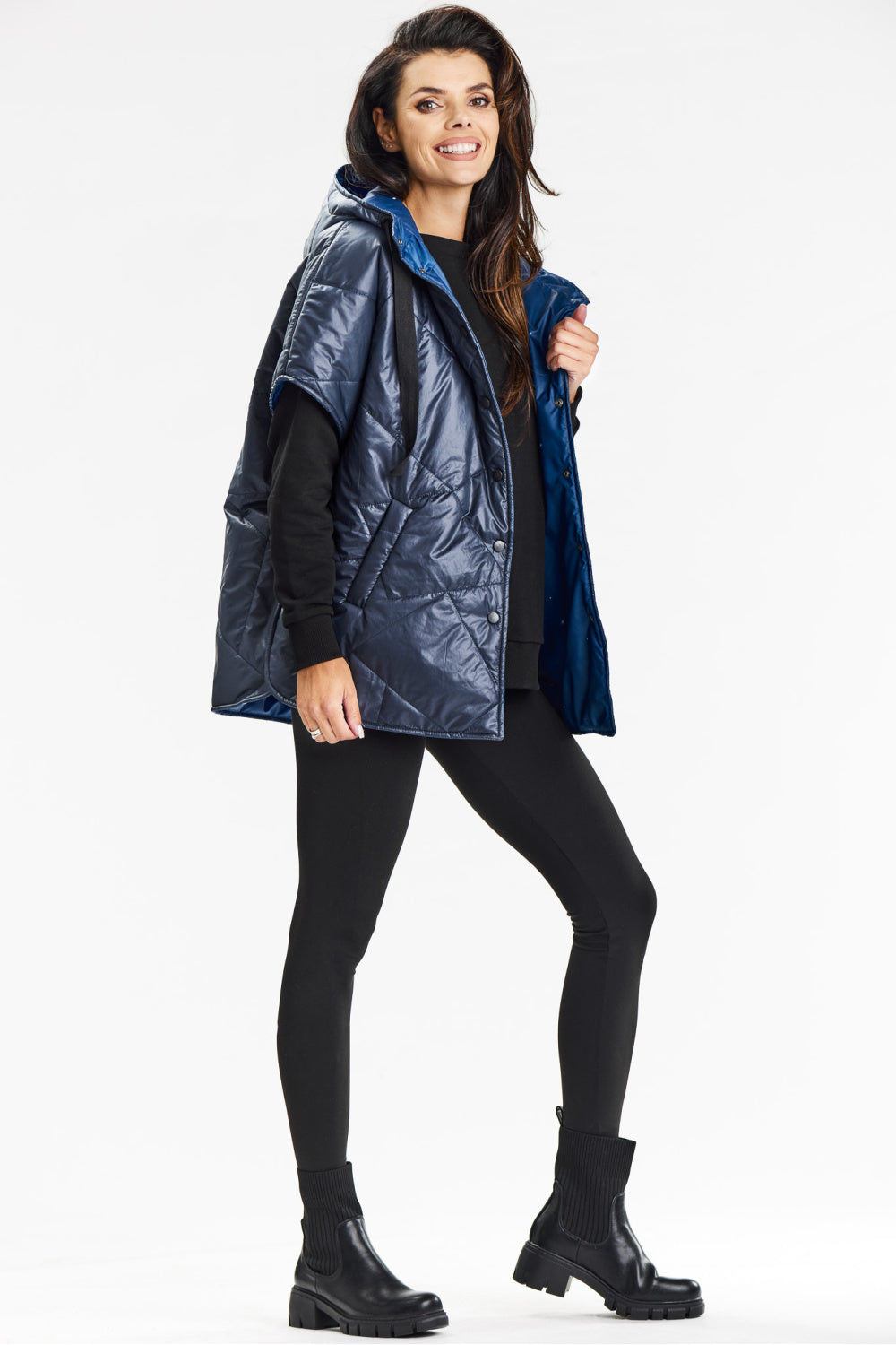 Gilet femme awama — bleu marine
