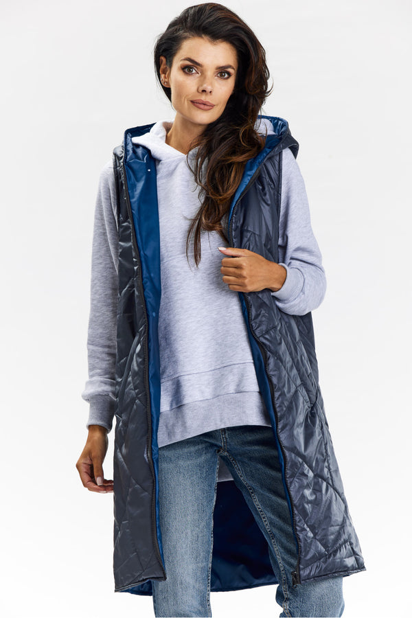 Gilet femme awama — bleu marine