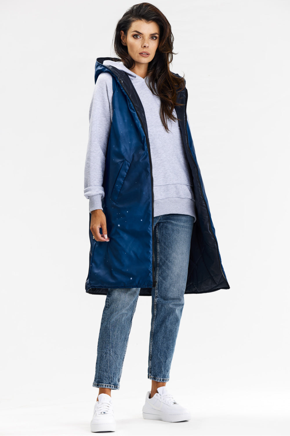Gilet femme awama — bleu marine