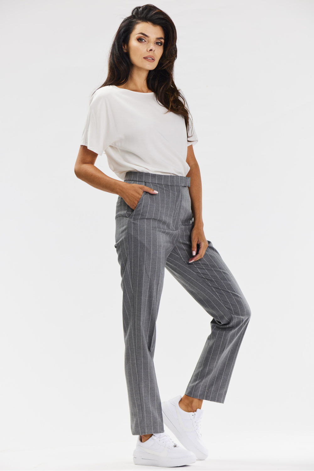 Chaussures à talons femme awama Pantalon Pantalon — gris