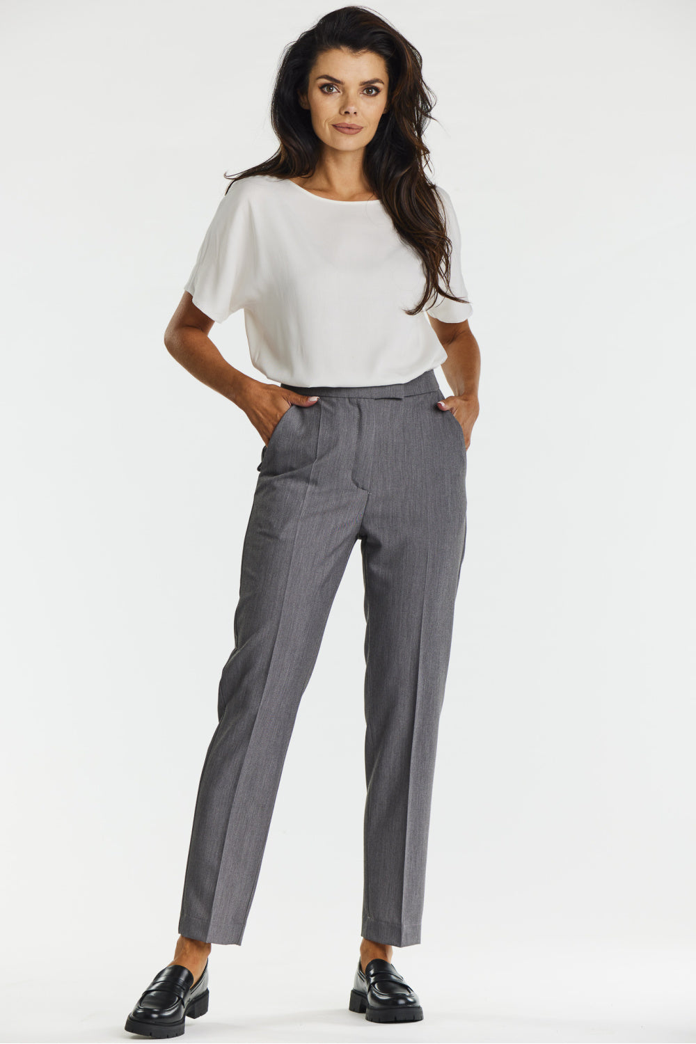 Chaussures à talons femme awama Pantalon Pantalon — gris