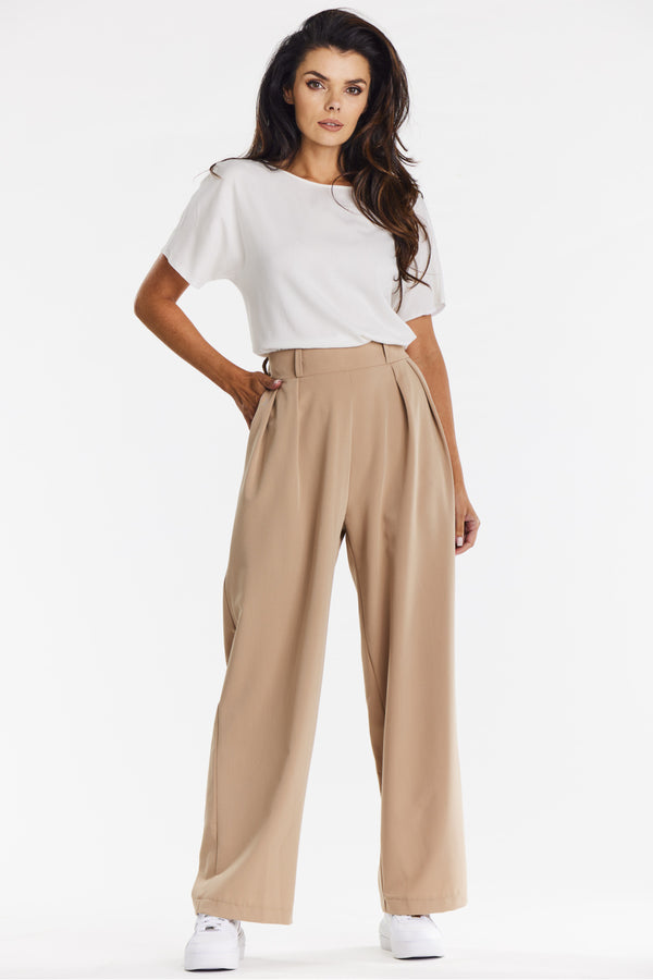 Chaussures à talons femme awama Pantalon Pantalon — beige