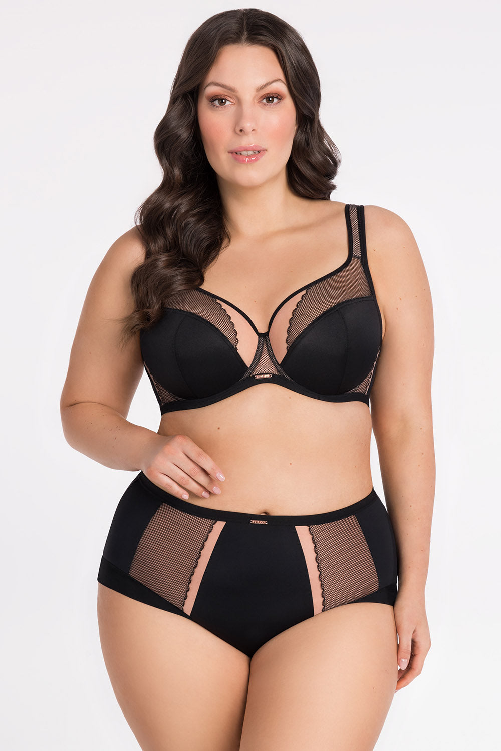 Soutien-gorge semi-soft femme Gorsenia Lingerie Soft Soft — noir
