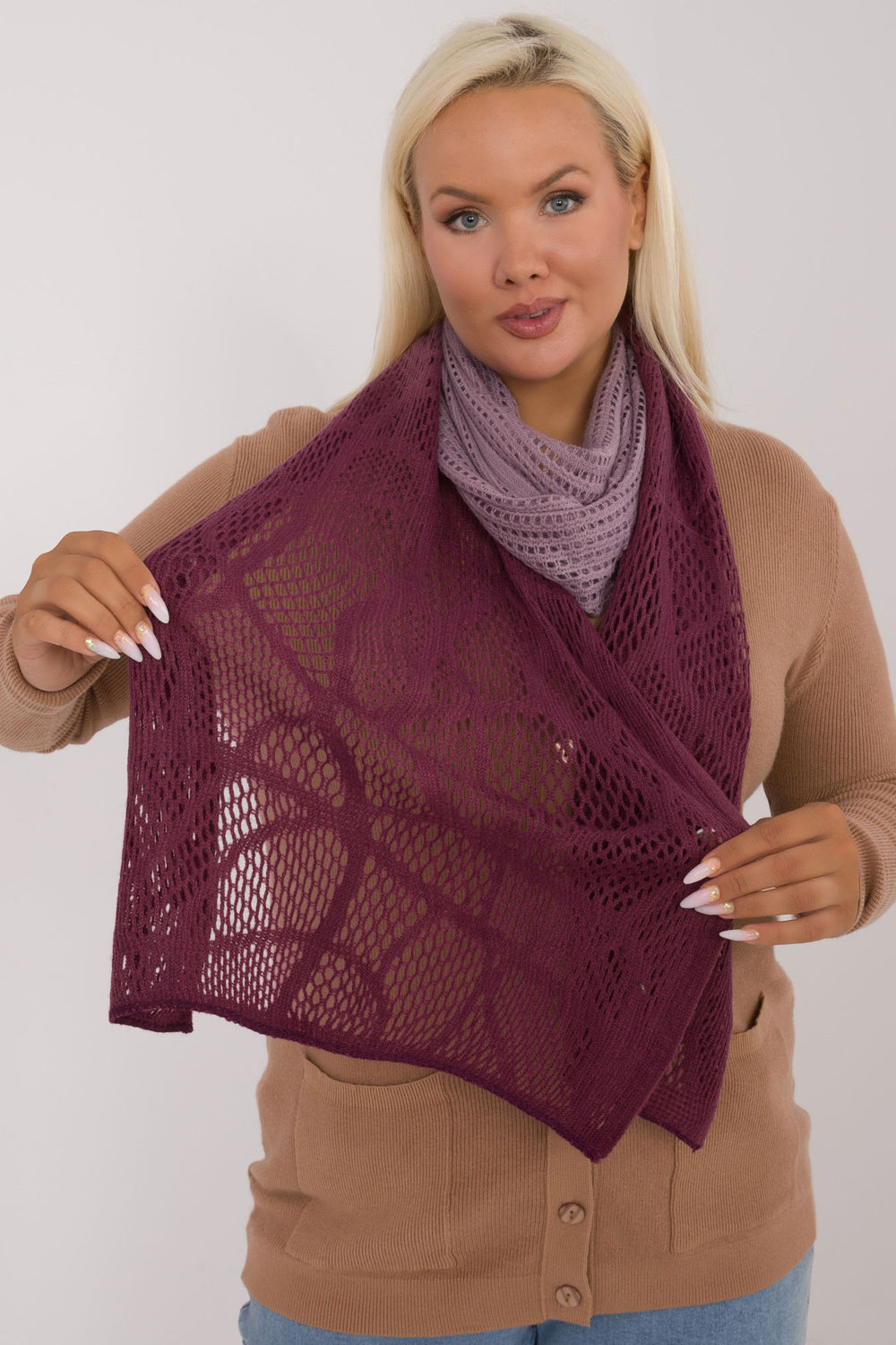 Châle femme AT — violet