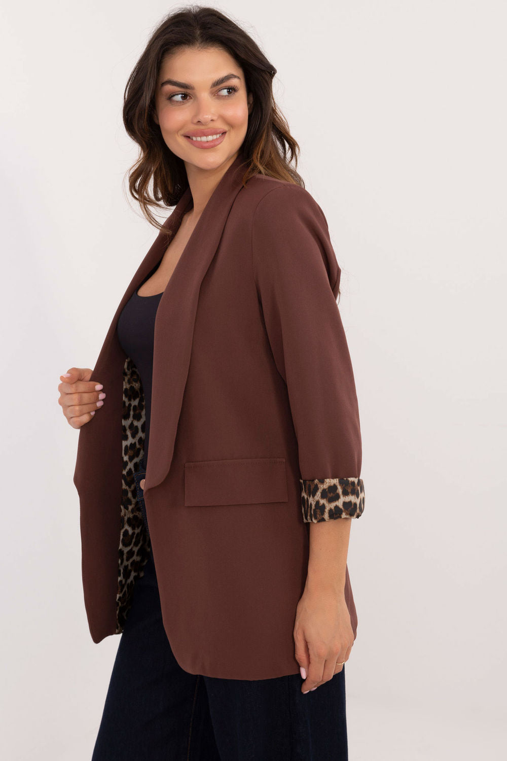 Veste femme Italy Moda — brun