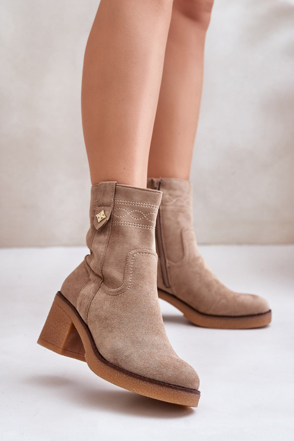 Bottes femme Step in style À Talons À — beige