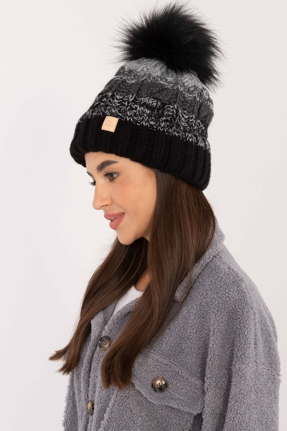 Bonnet femme Rue Paris — noir