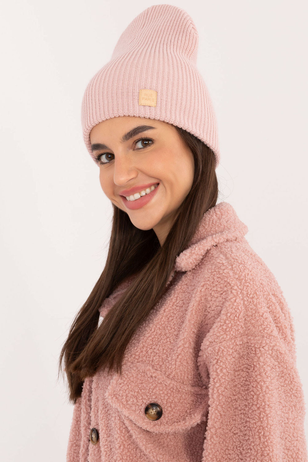 Bonnet femme Rue Paris — rosé
