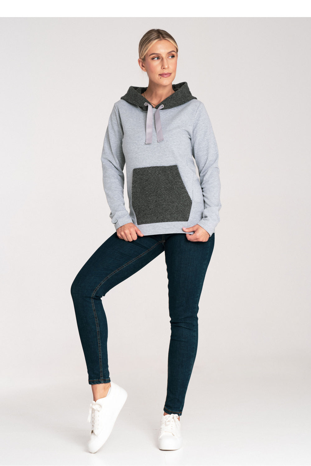 T-shirt femme Figl Sweatshirt Sweatshirt — gris