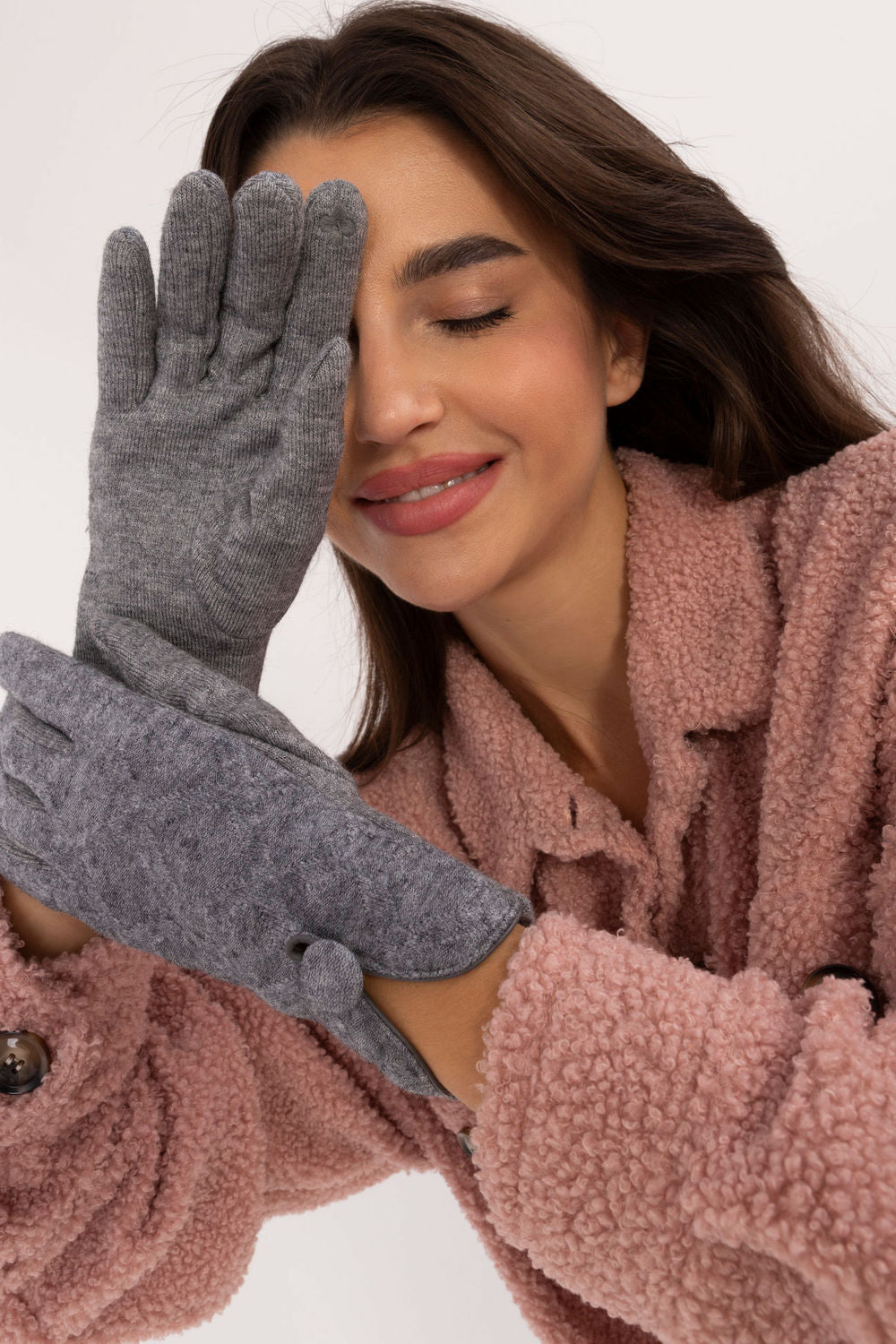 Gants femme AT — gris