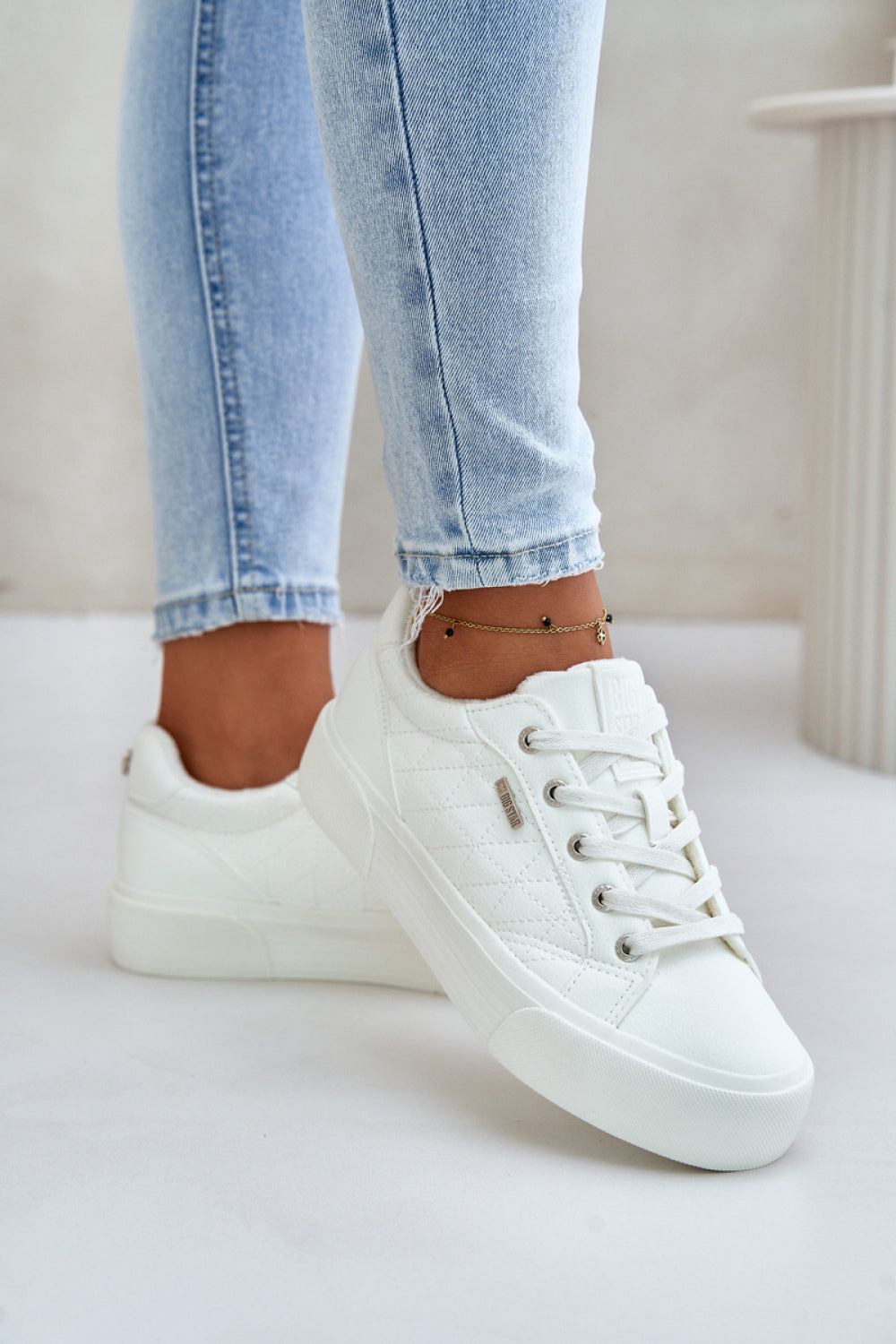 Baskets femme Step in style À Plateforme À — blanc