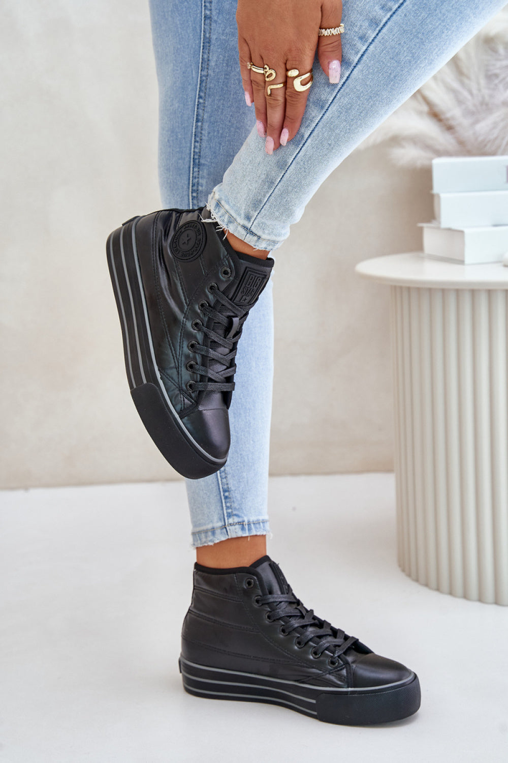 Baskets femme Step in style — noir