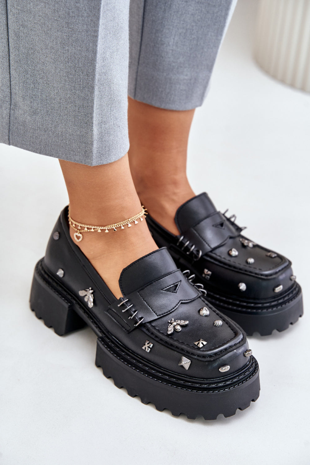 Bottes femme Step in style Chaussures Basses Chaussures — noir