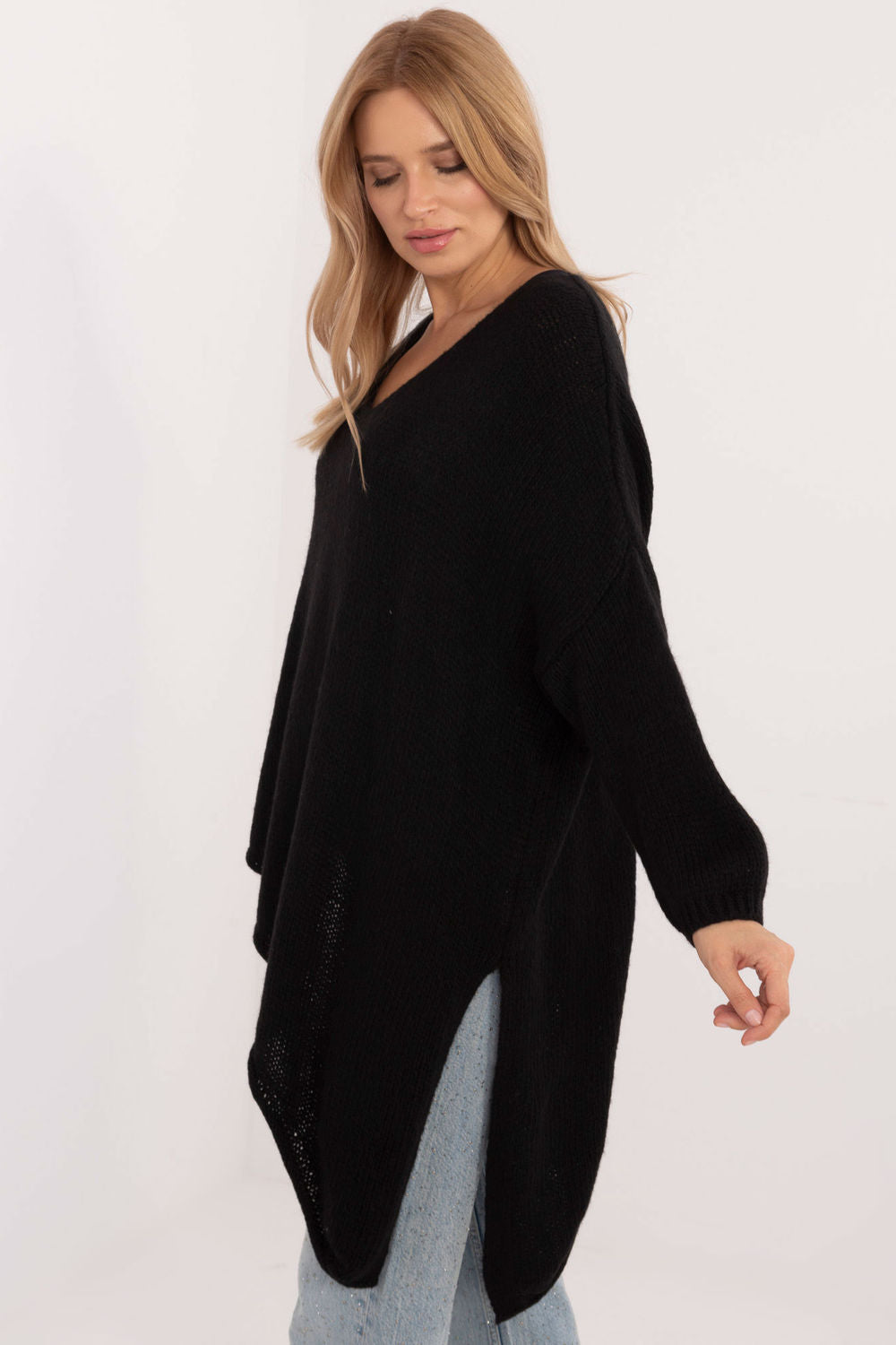 Pull femme Och Bella Chandail Chandail — noir