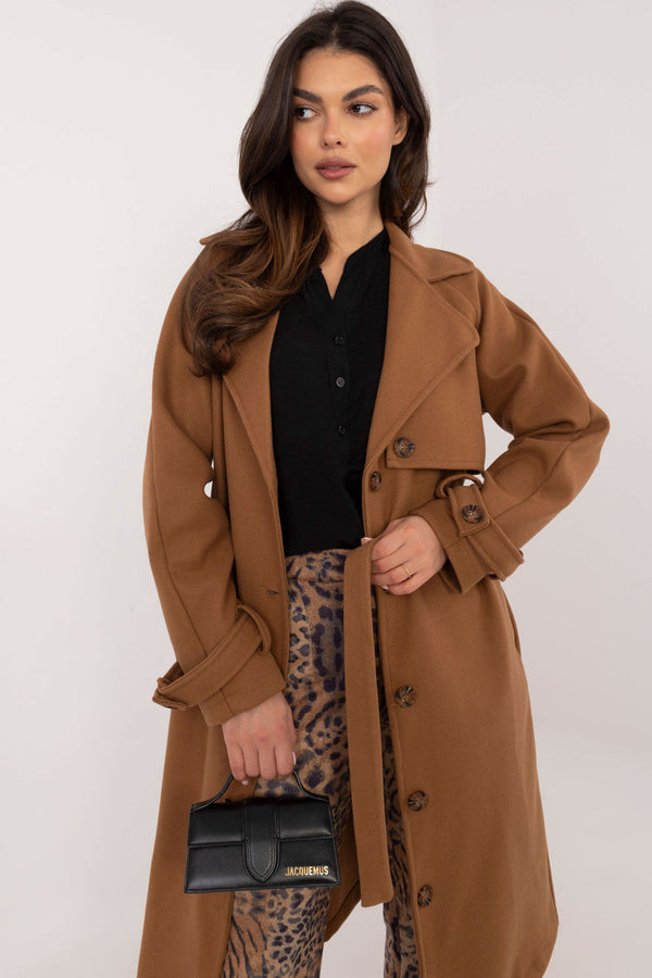 Manteau femme Och Bella — brun