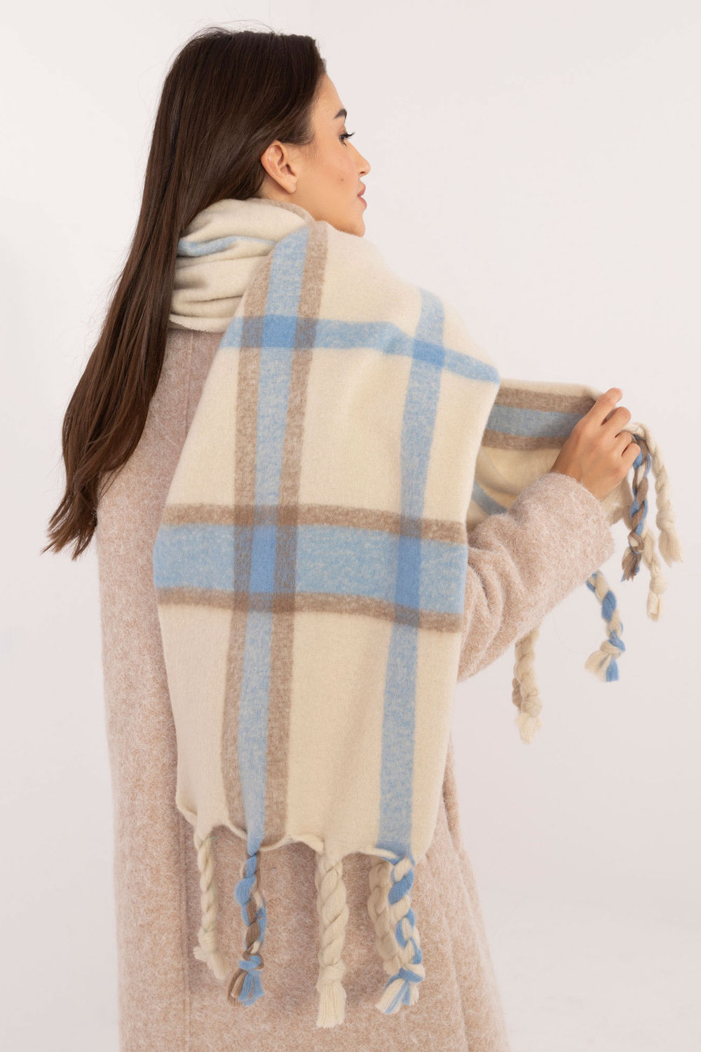 Châle femme AT — beige