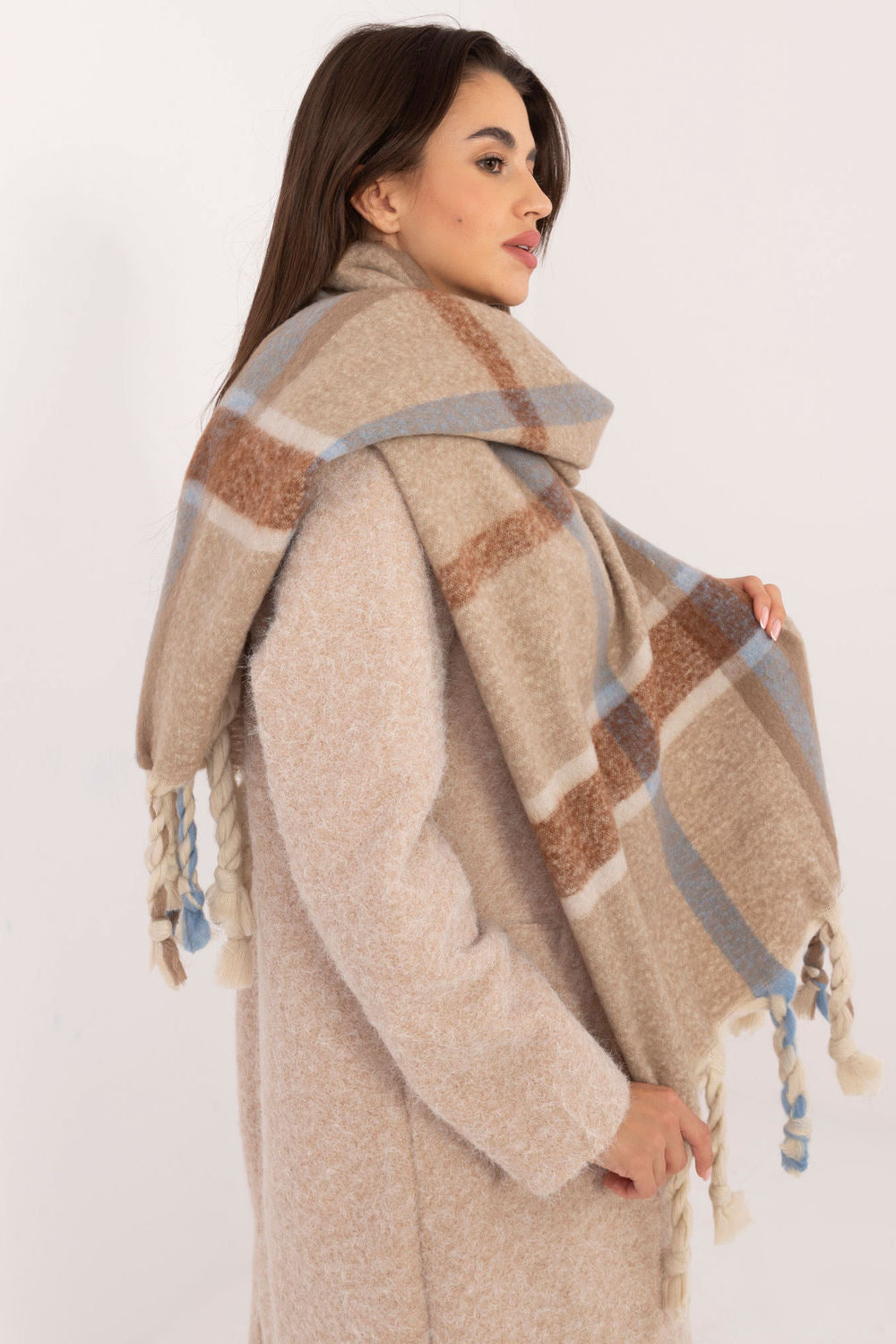 Châle femme AT — beige