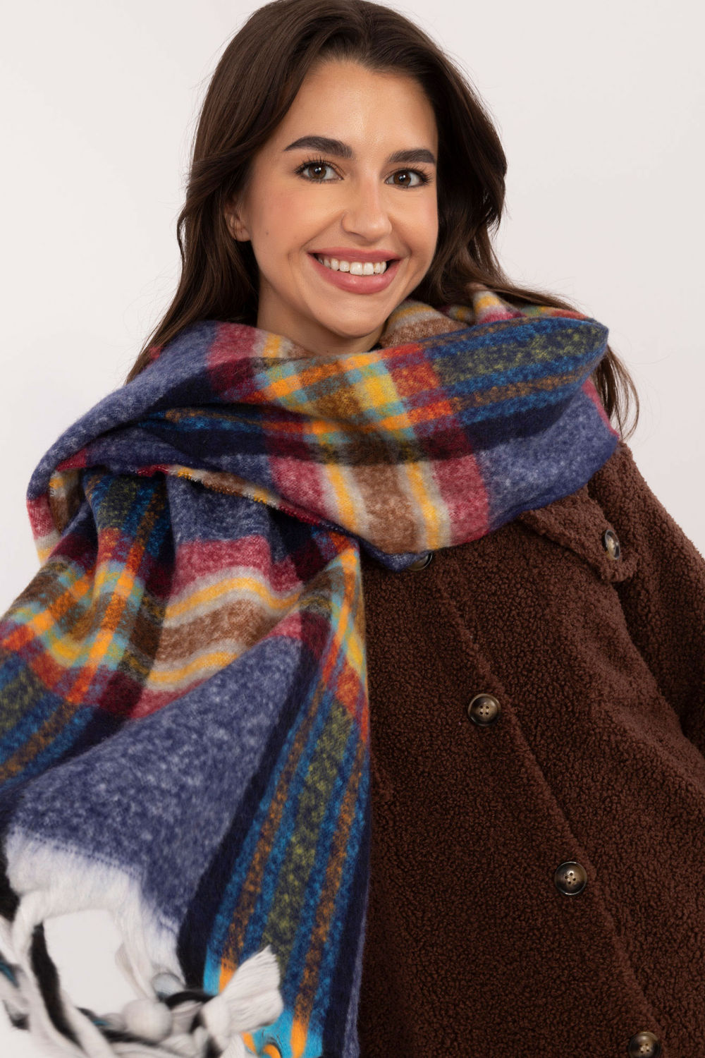 Châle femme AT — bleu marine