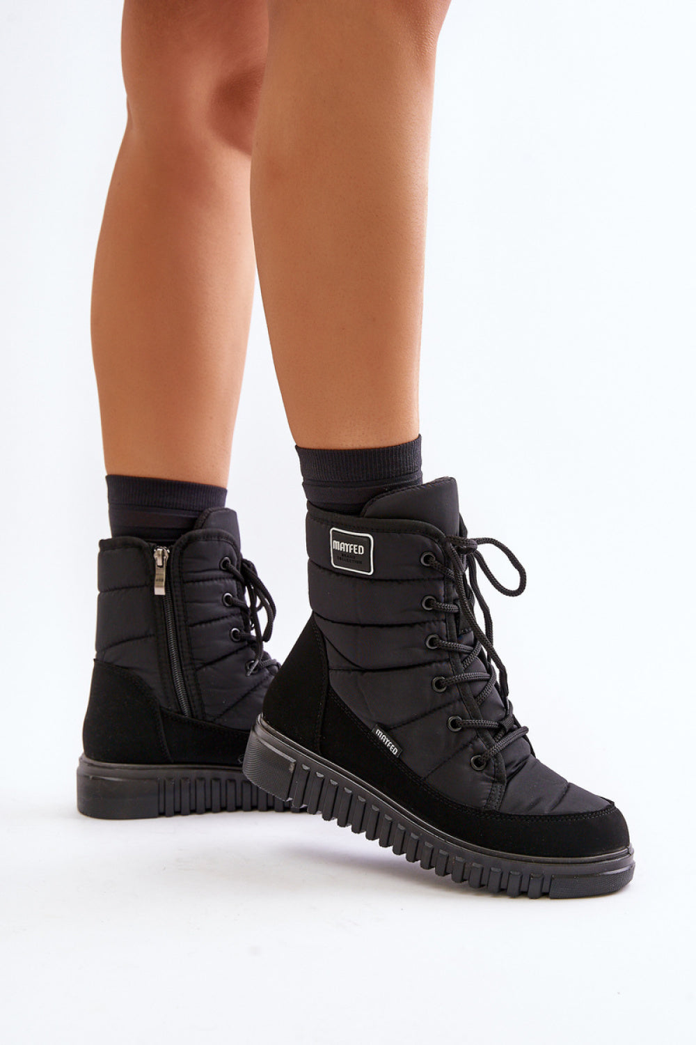 Bottes femme Step in style De Neige De — noir