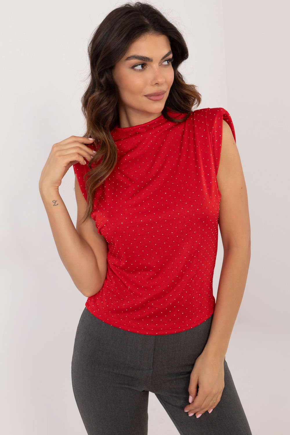 Blouse femme Italy Moda Chemisier Chemisier — rouge