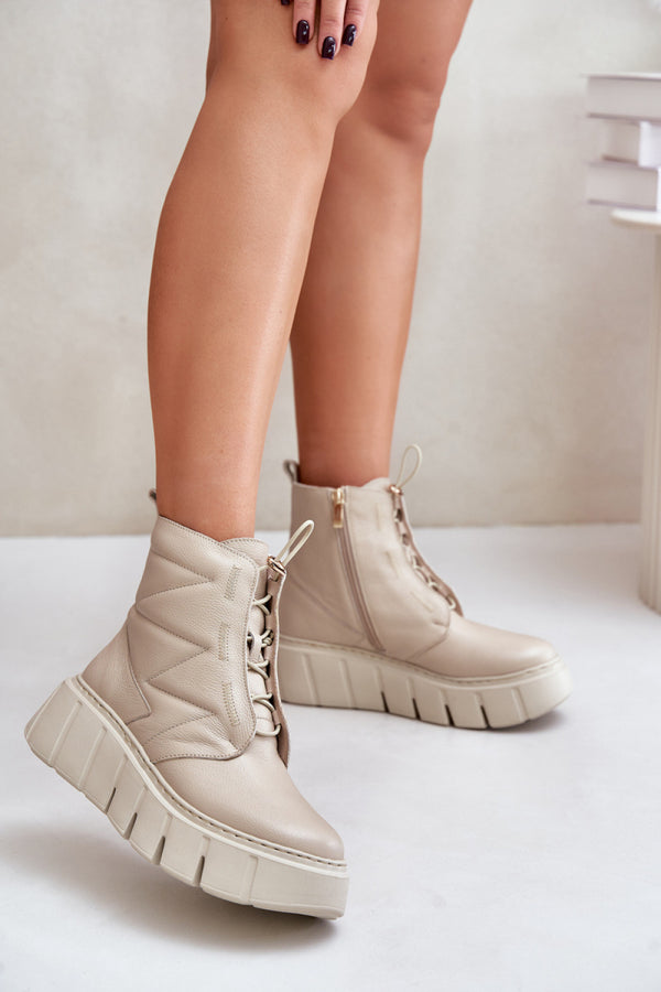 Bottes femme Step in style À Plateforme À — beige